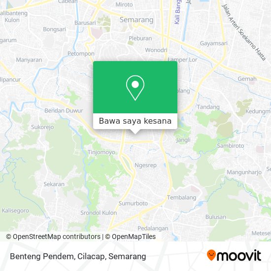 Peta Benteng Pendem, Cilacap