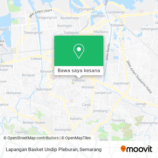 Peta Lapangan Basket Undip Pleburan