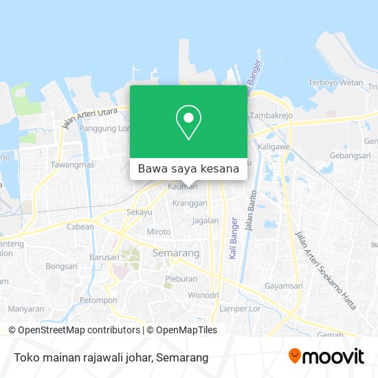 Peta Toko mainan rajawali johar