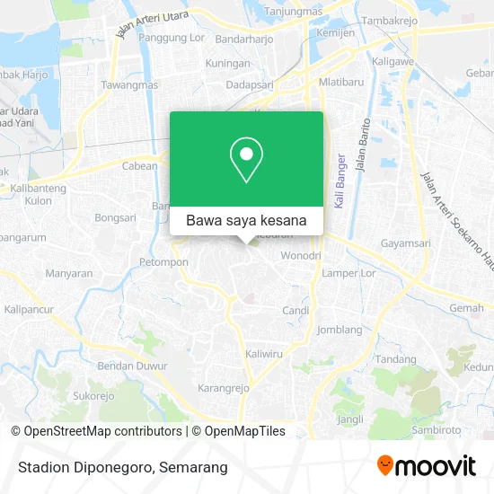 Peta Stadion Diponegoro