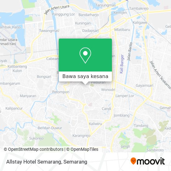 Peta Allstay Hotel Semarang