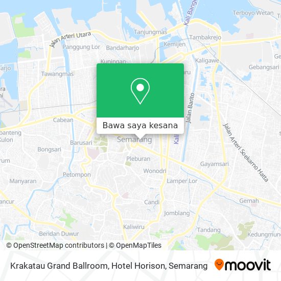 Peta Krakatau Grand Ballroom, Hotel Horison