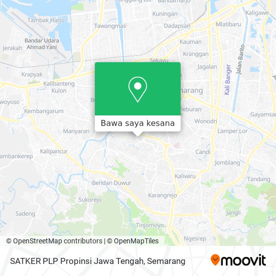 Peta SATKER PLP Propinsi Jawa Tengah