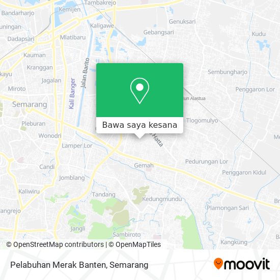 Peta Pelabuhan Merak Banten