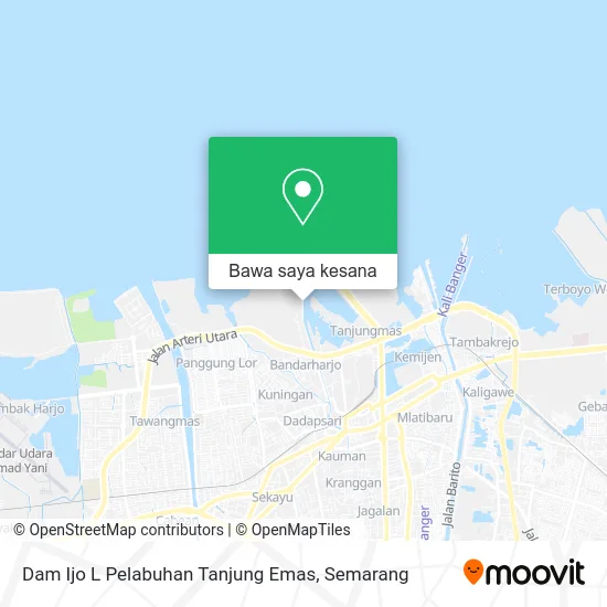 Peta Dam Ijo  L  Pelabuhan Tanjung Emas