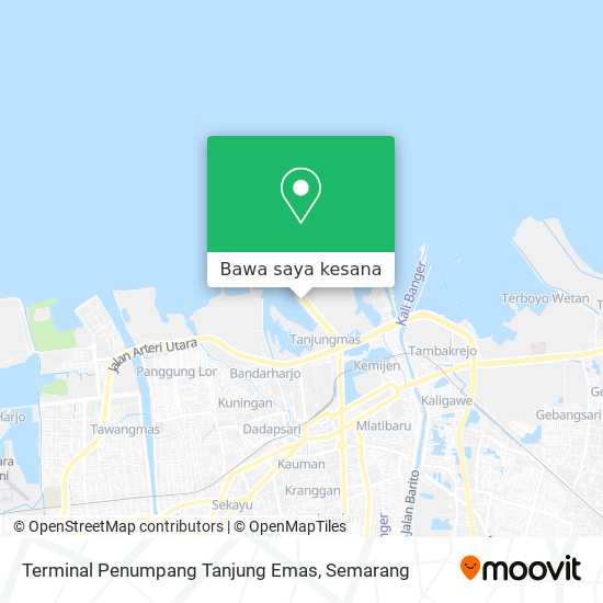 Peta Terminal Penumpang Tanjung Emas