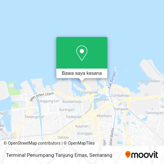 Peta Terminal Penumpang Tanjung Emas