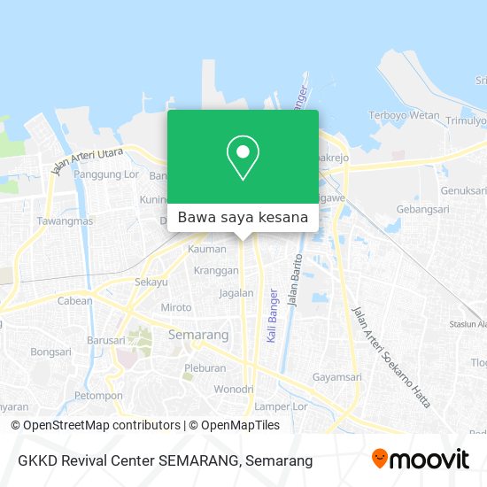 Peta GKKD Revival Center SEMARANG