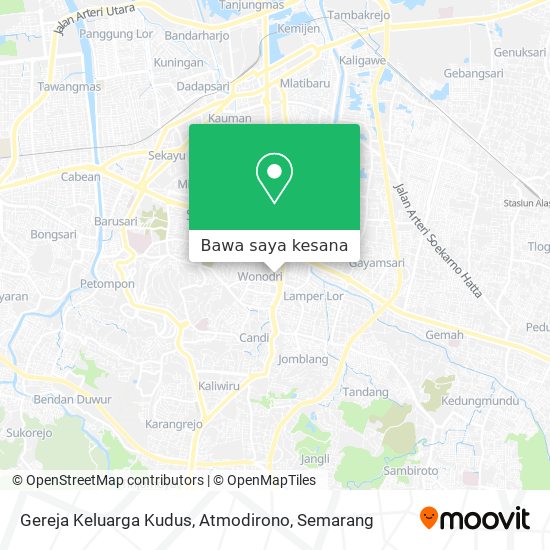 Peta Gereja Keluarga Kudus, Atmodirono