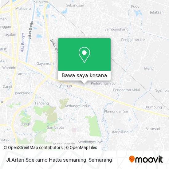Peta Jl.Arteri Soekarno Hatta semarang