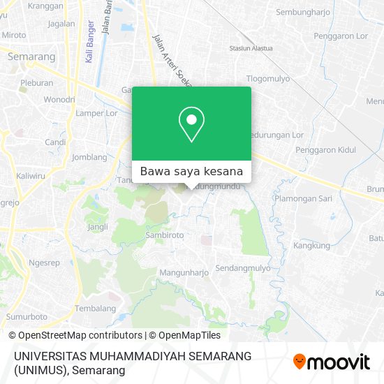 Peta UNIVERSITAS MUHAMMADIYAH SEMARANG (UNIMUS)