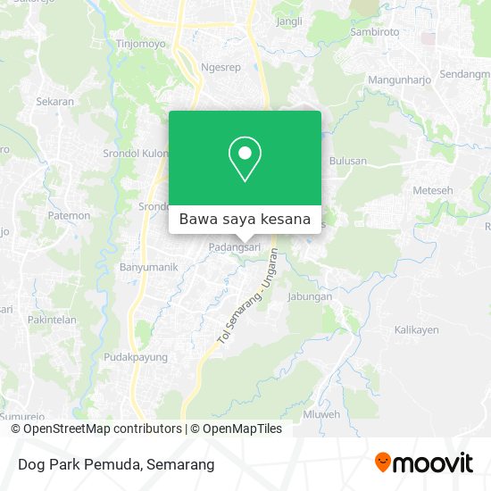 Peta Dog Park Pemuda