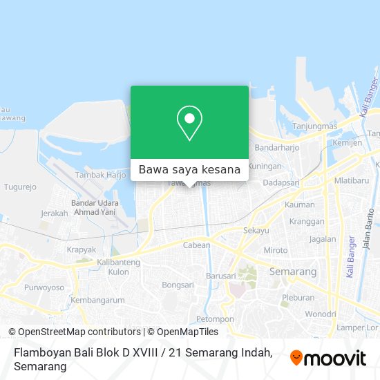Peta Flamboyan Bali Blok D XVIII / 21 Semarang Indah