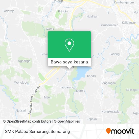 Peta SMK Palapa Semarang