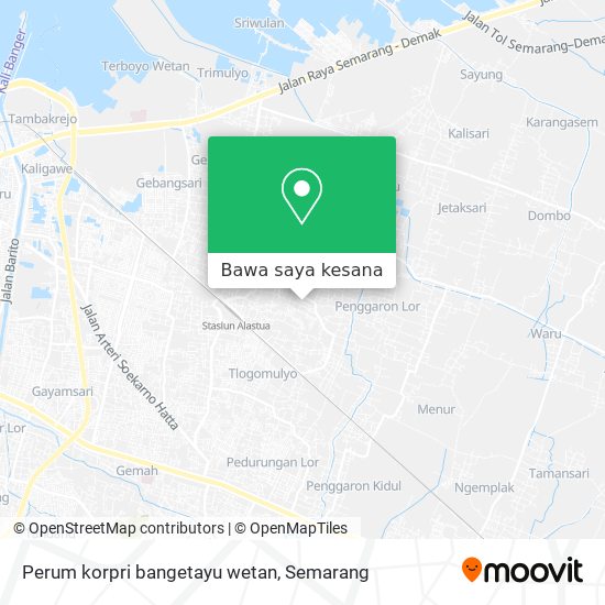 Peta Perum korpri bangetayu wetan