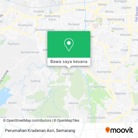 Peta Perumahan Kradenan Asri