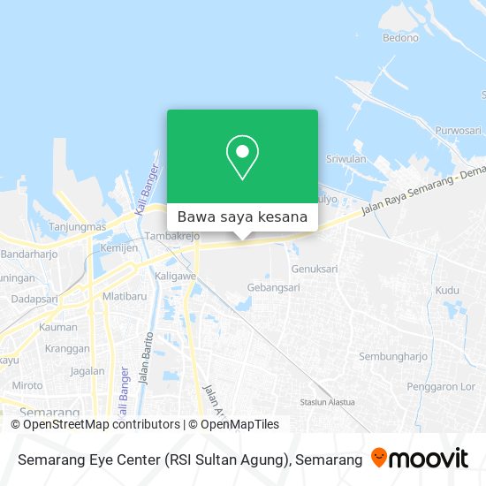 Peta Semarang Eye Center (RSI Sultan Agung)