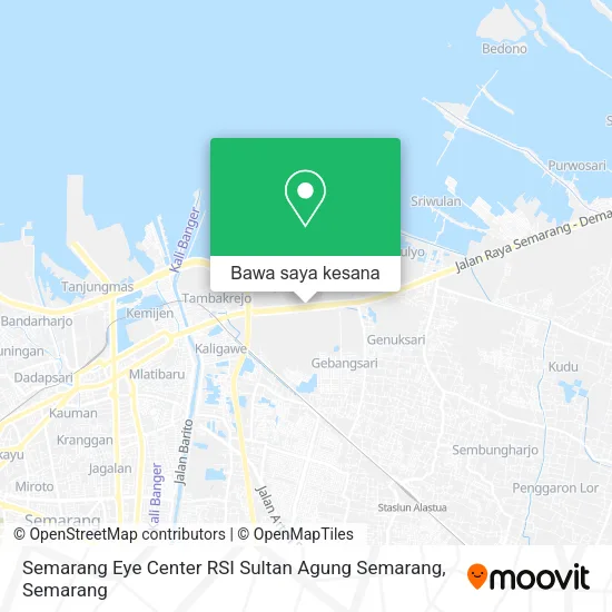 Peta Semarang Eye Center RSI Sultan Agung Semarang