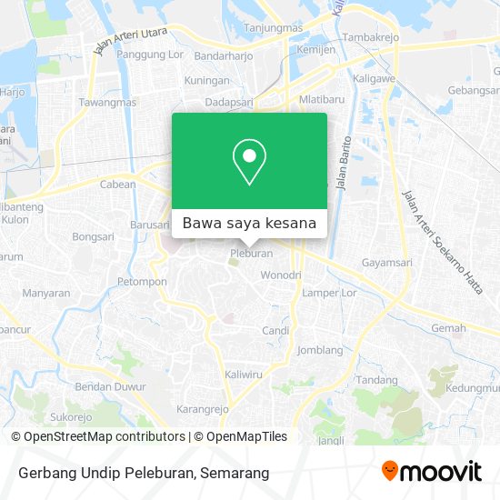 Peta Gerbang Undip Peleburan