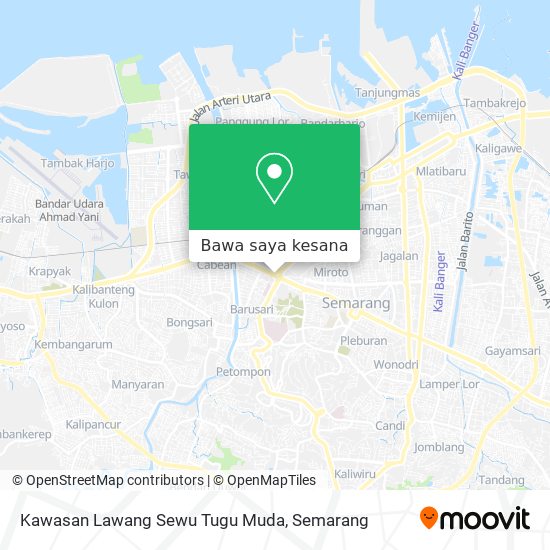 Peta Kawasan Lawang Sewu Tugu Muda