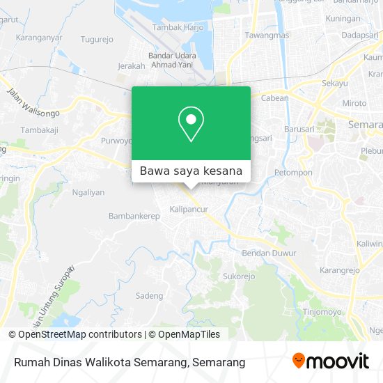 Peta Rumah Dinas Walikota Semarang