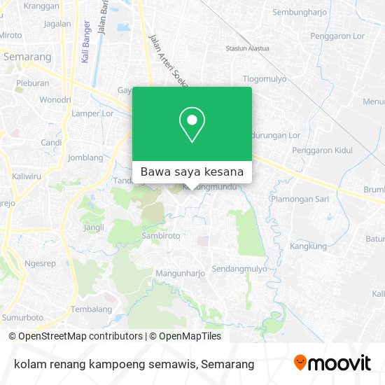 Peta kolam renang kampoeng semawis