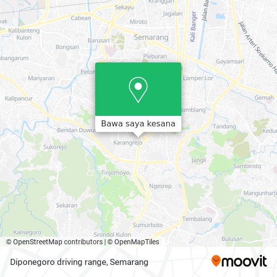 Peta Diponegoro driving range