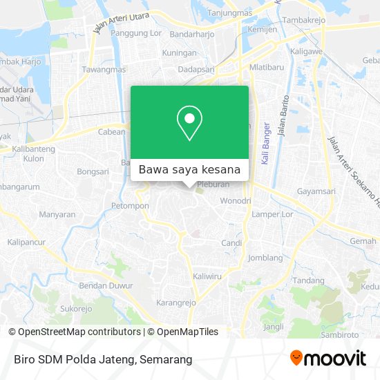 Peta Biro SDM Polda Jateng