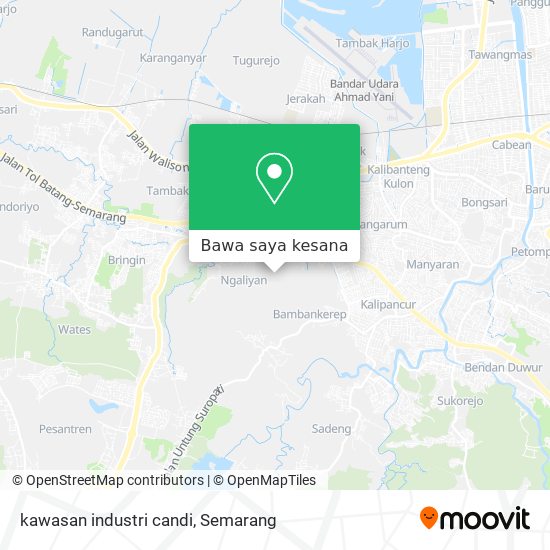 Peta kawasan industri candi