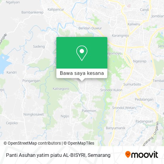 Peta Panti Asuhan yatim piatu AL-BISYRI