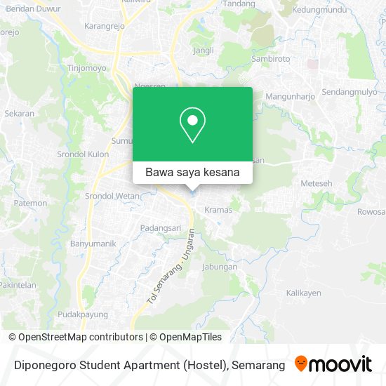 Peta Diponegoro Student Apartment (Hostel)