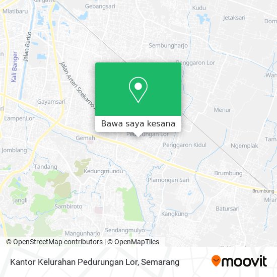 Peta Kantor Kelurahan Pedurungan Lor