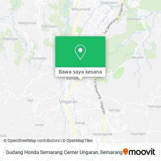 Peta Gudang Honda Semarang Center Ungaran