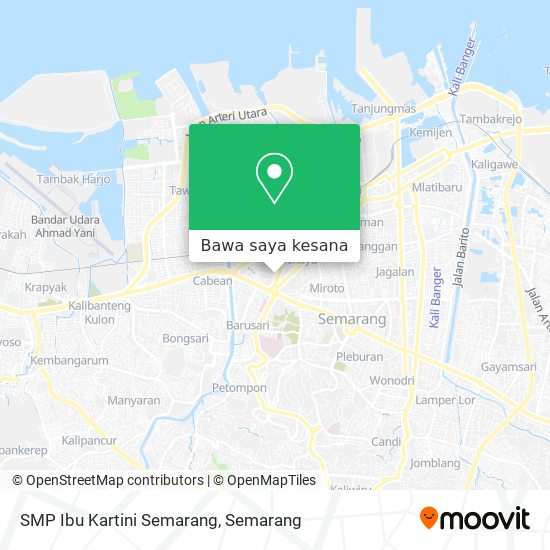 Peta SMP Ibu Kartini Semarang