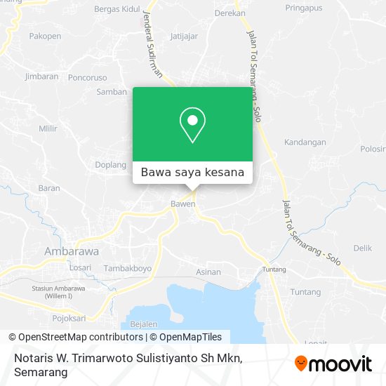 Peta Notaris W. Trimarwoto Sulistiyanto Sh Mkn