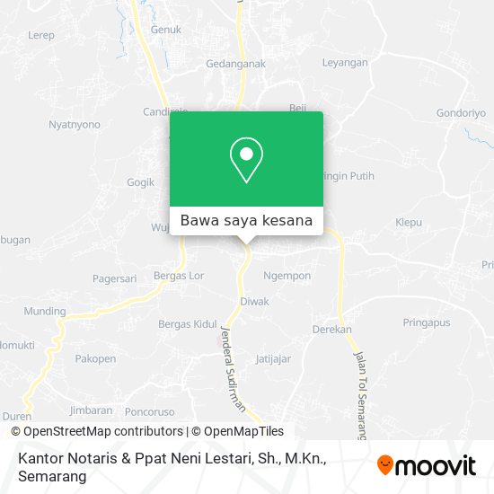 Peta Kantor Notaris & Ppat Neni Lestari, Sh., M.Kn.