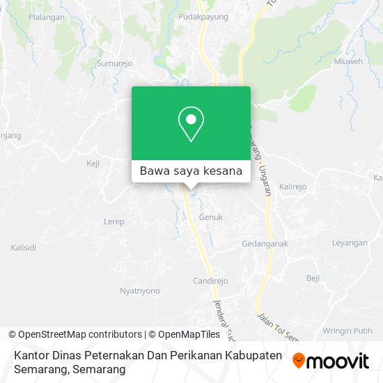 Peta Kantor Dinas Peternakan Dan Perikanan Kabupaten Semarang