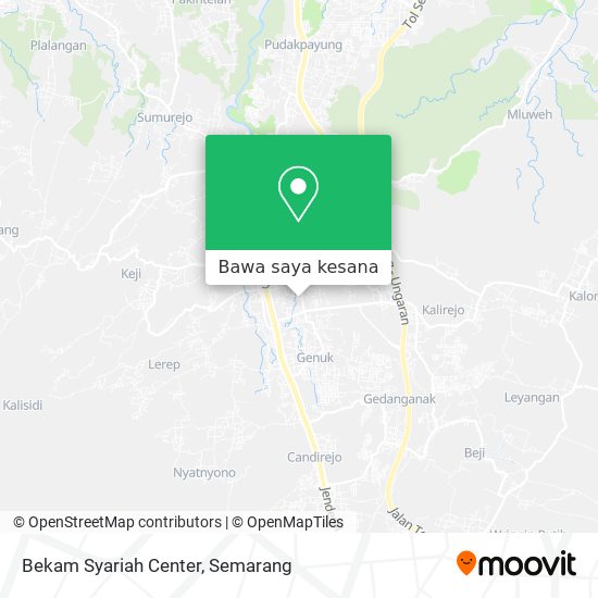 Peta Bekam Syariah Center