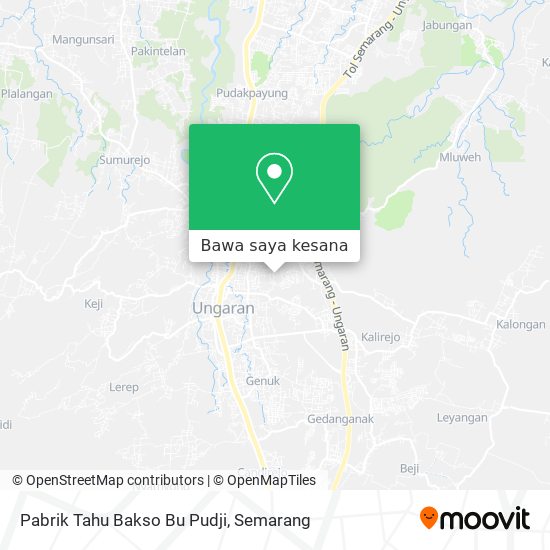 Peta Pabrik Tahu Bakso Bu Pudji