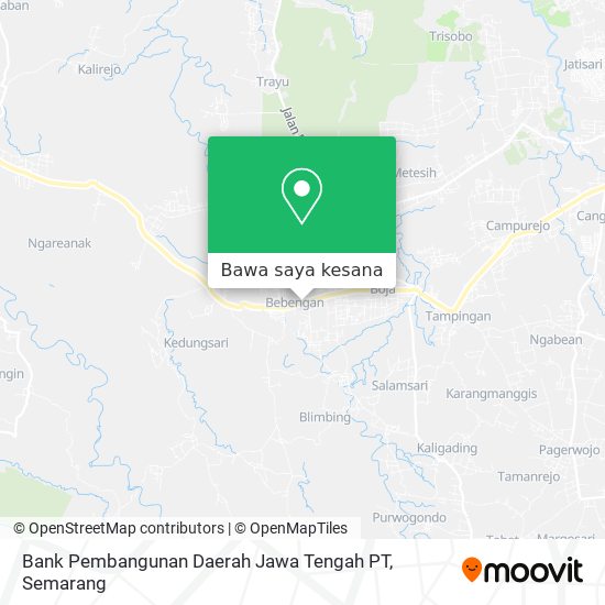 Peta Bank Pembangunan Daerah Jawa Tengah PT