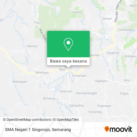 Peta SMA Negeri 1 Singorojo