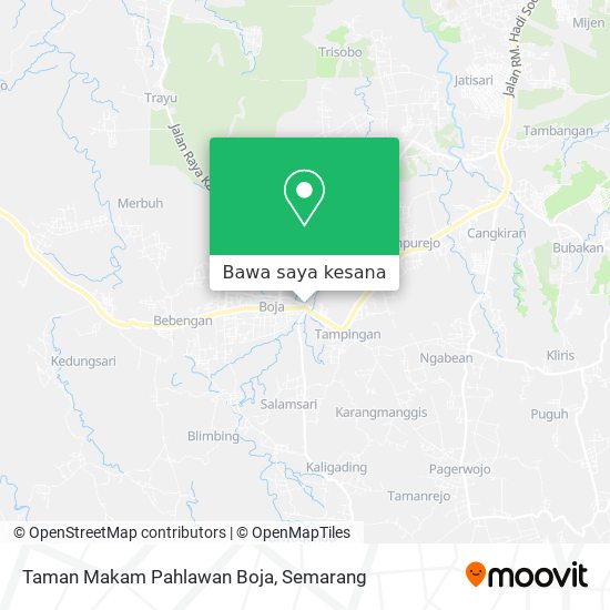 Peta Taman Makam Pahlawan Boja