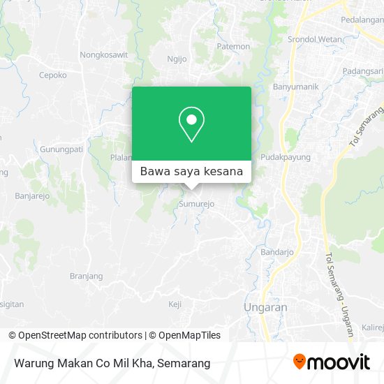 Peta Warung Makan Co Mil Kha