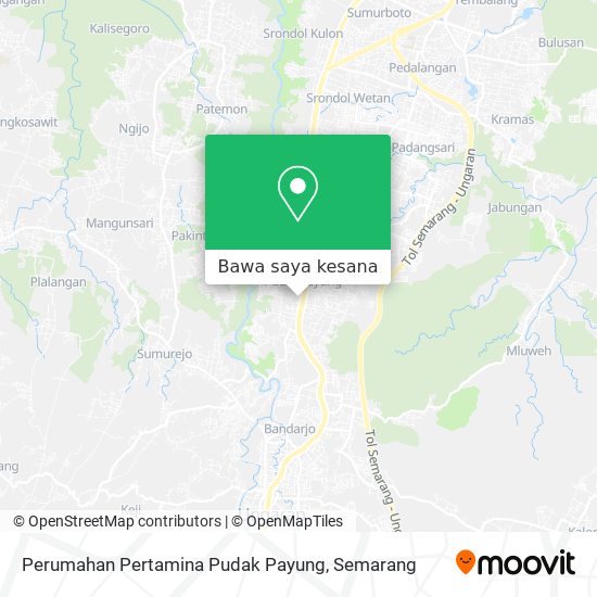 Peta Perumahan Pertamina Pudak Payung