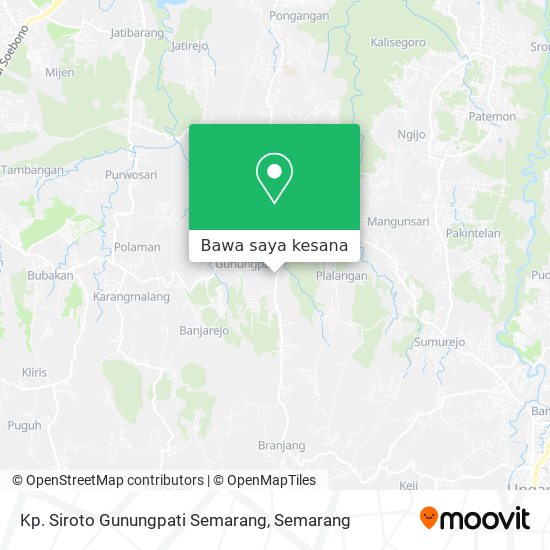 Peta Kp. Siroto Gunungpati Semarang