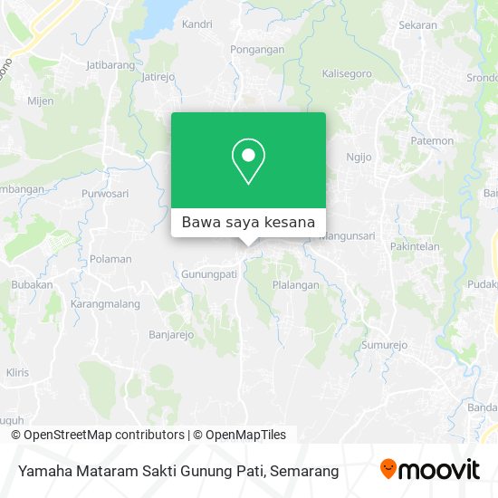 Peta Yamaha Mataram Sakti Gunung Pati