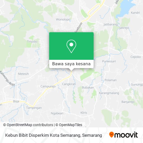 Peta Kebun Bibit Disperkim Kota Semarang