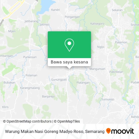 Peta Warung Makan Nasi Goreng Madyo Roso