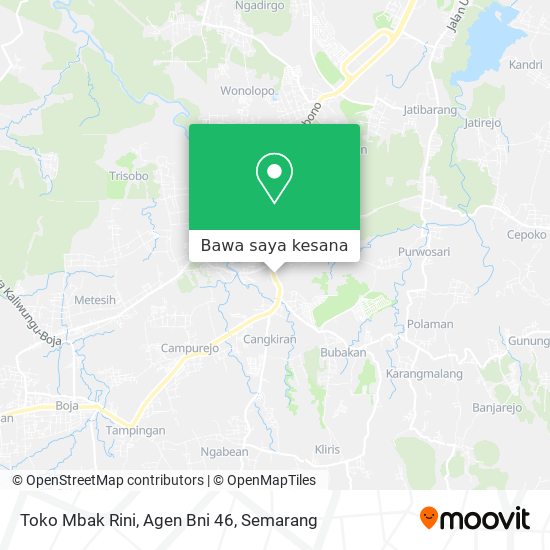 Peta Toko Mbak Rini, Agen Bni 46