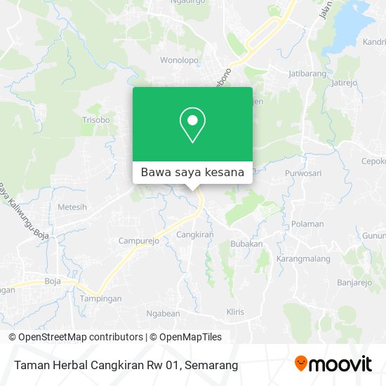 Peta Taman Herbal Cangkiran Rw 01